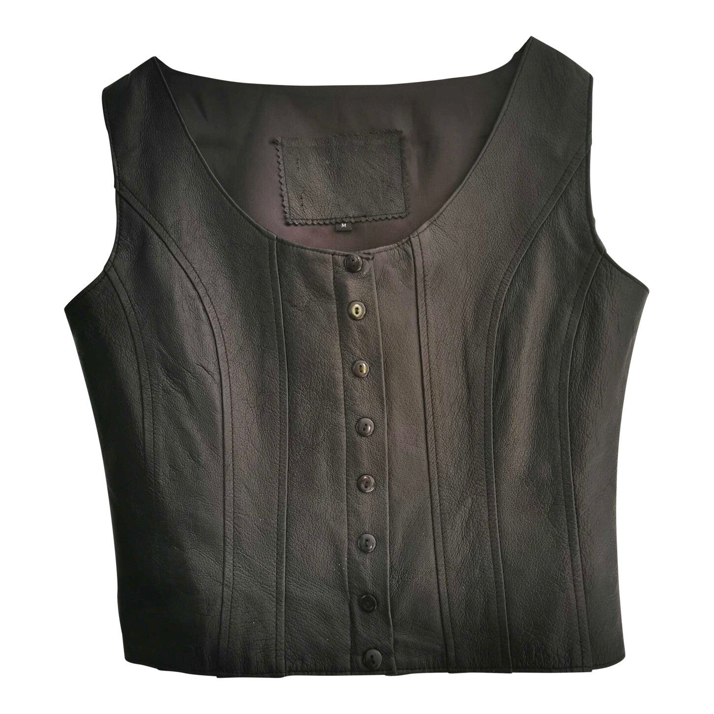 Leather vest