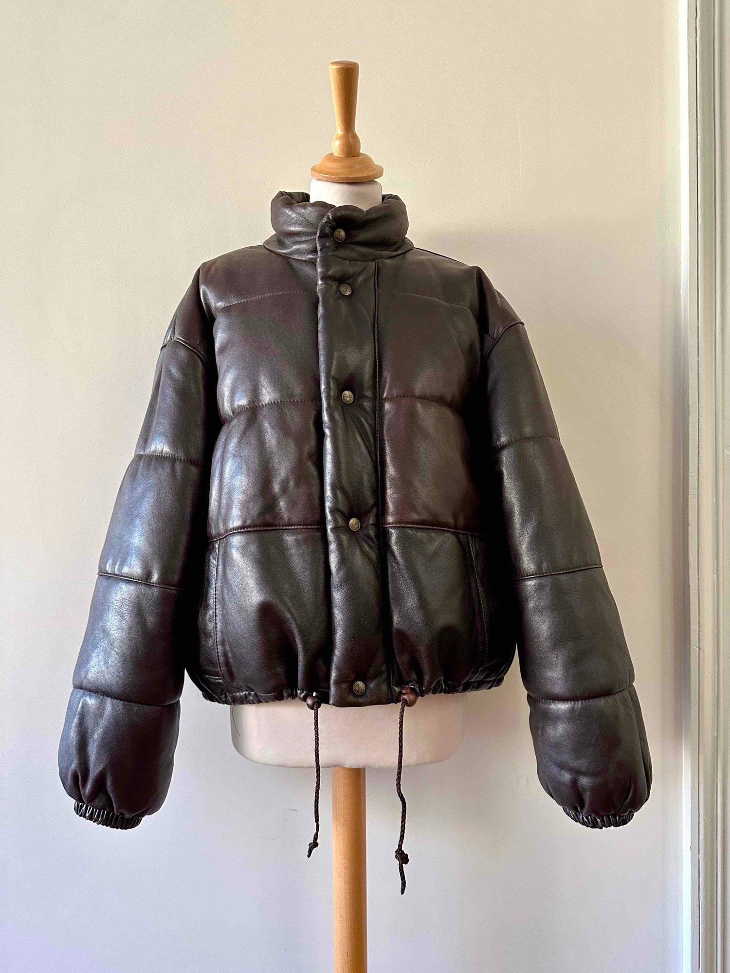 Doudoune en cuir