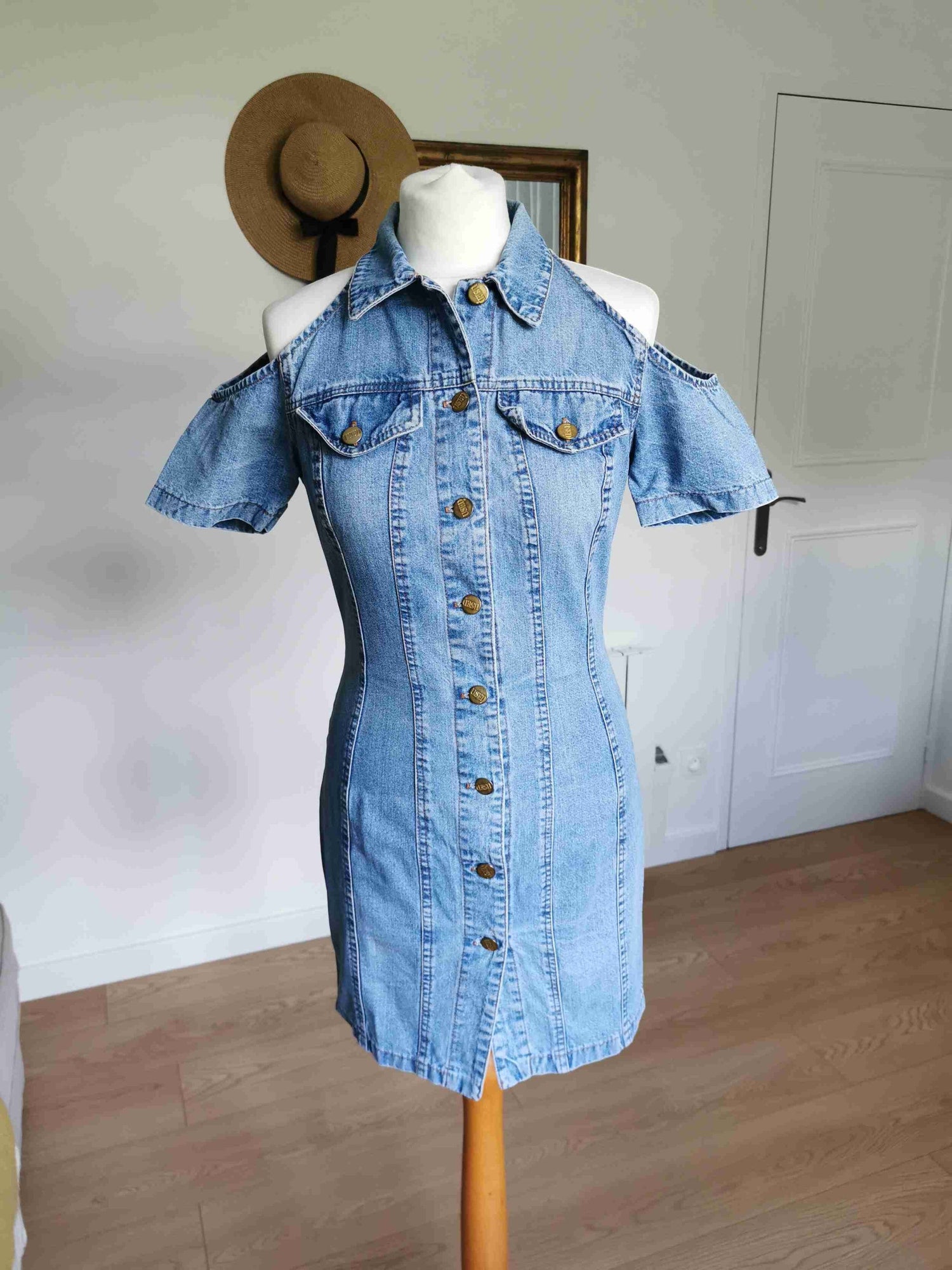 Denim dress