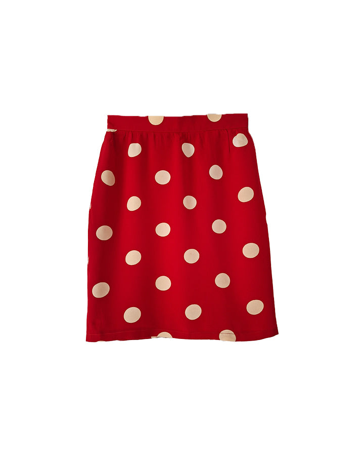 Jupe à pois Yves Saint Laurent