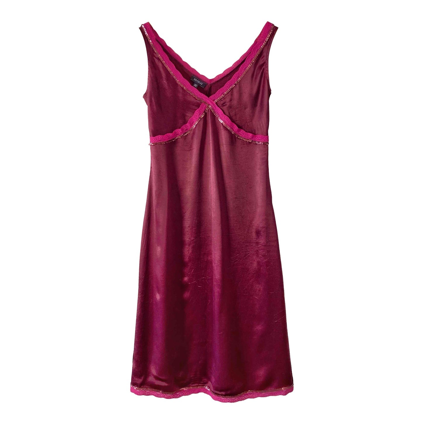 Satin slip dress