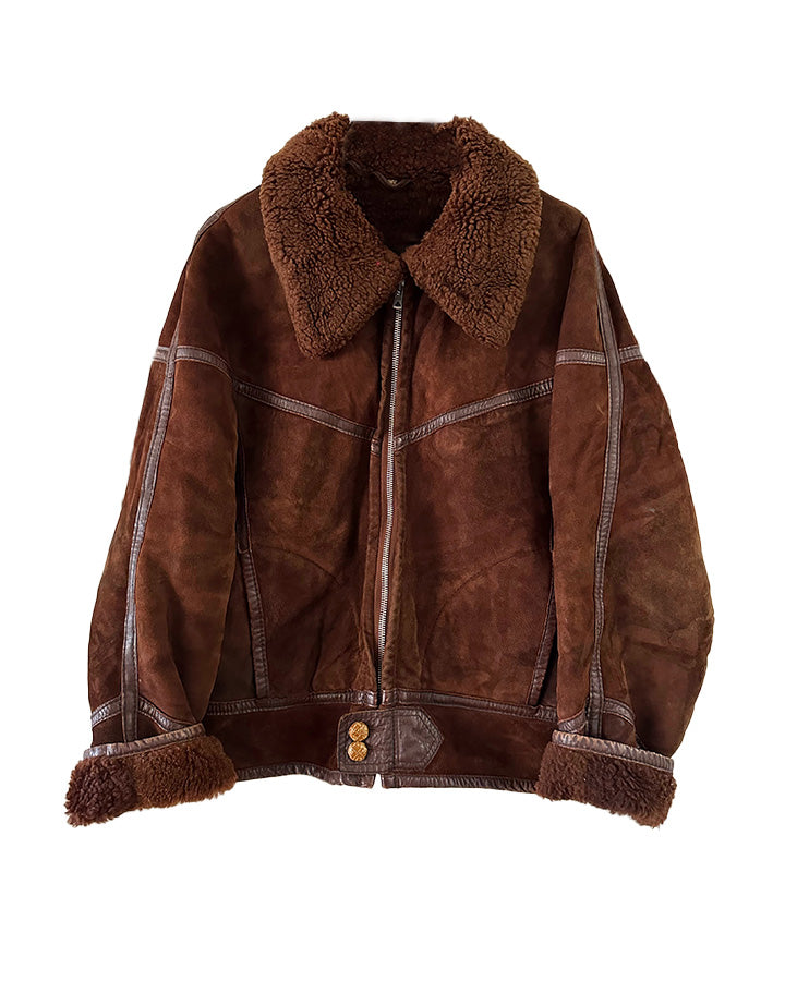 Bombardier en peau lainée