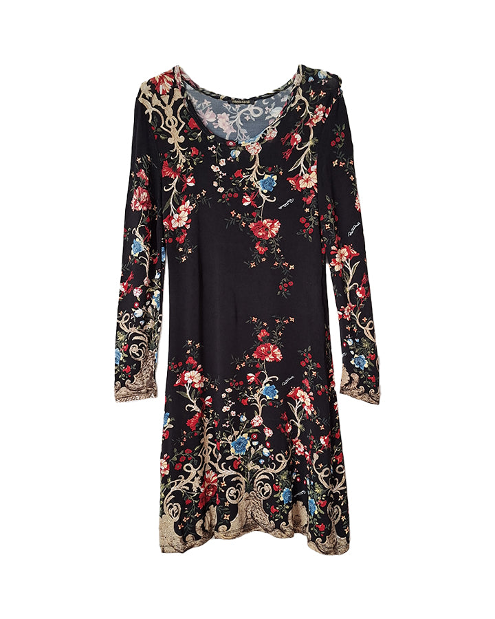 Robe à fleurs Roberto Cavalli