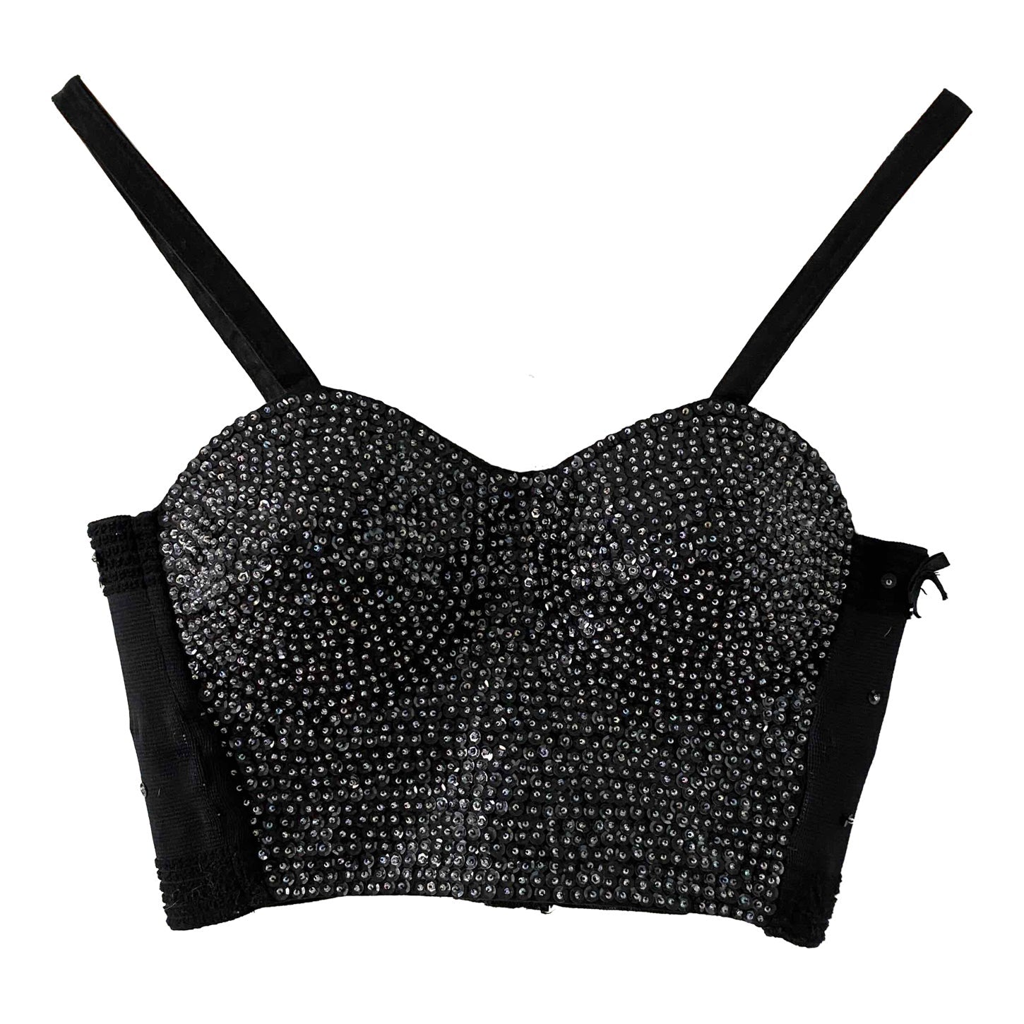 Sequined bustier