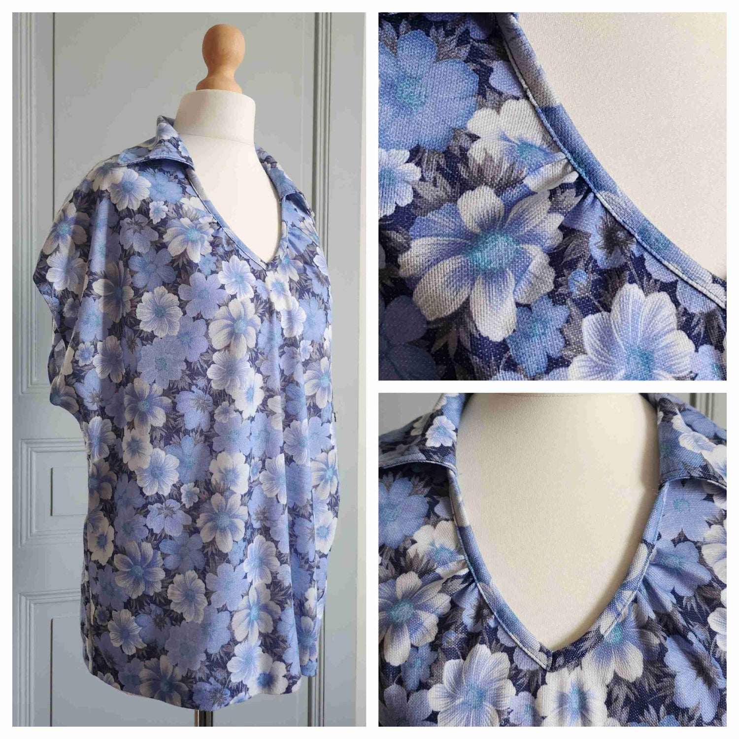Blouse à fleurs