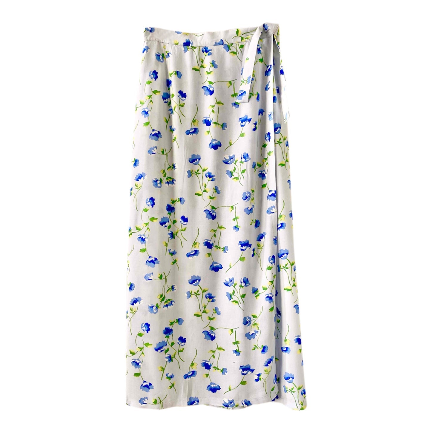 Floral wrap skirt