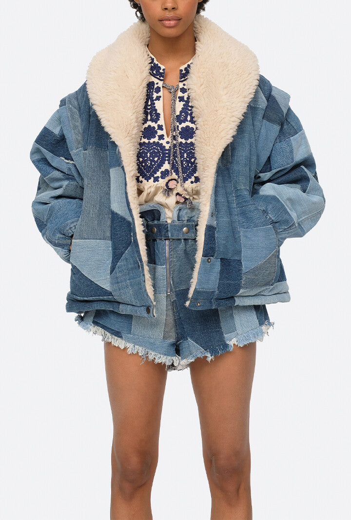 Veste Sea Ny – Bleu moyen