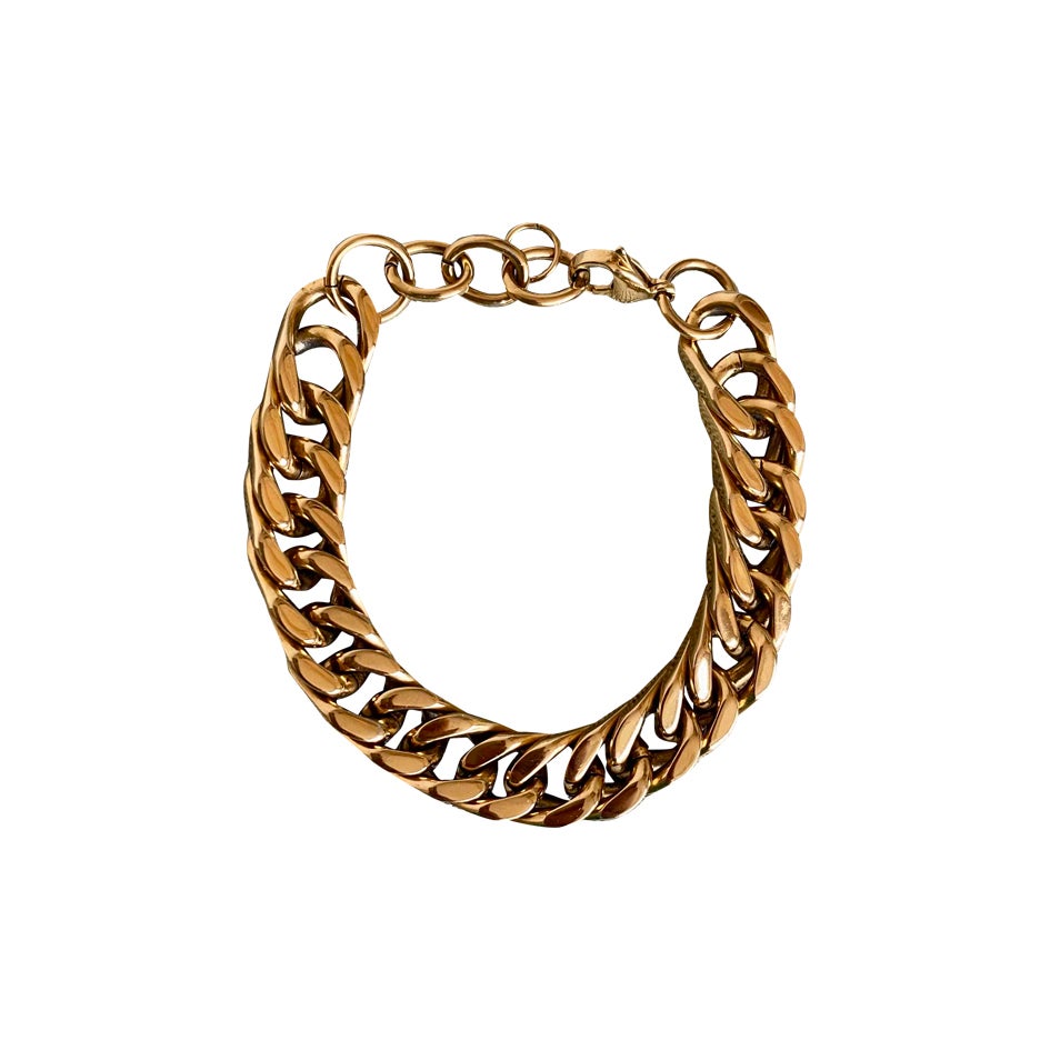 Bracelet en métal doré