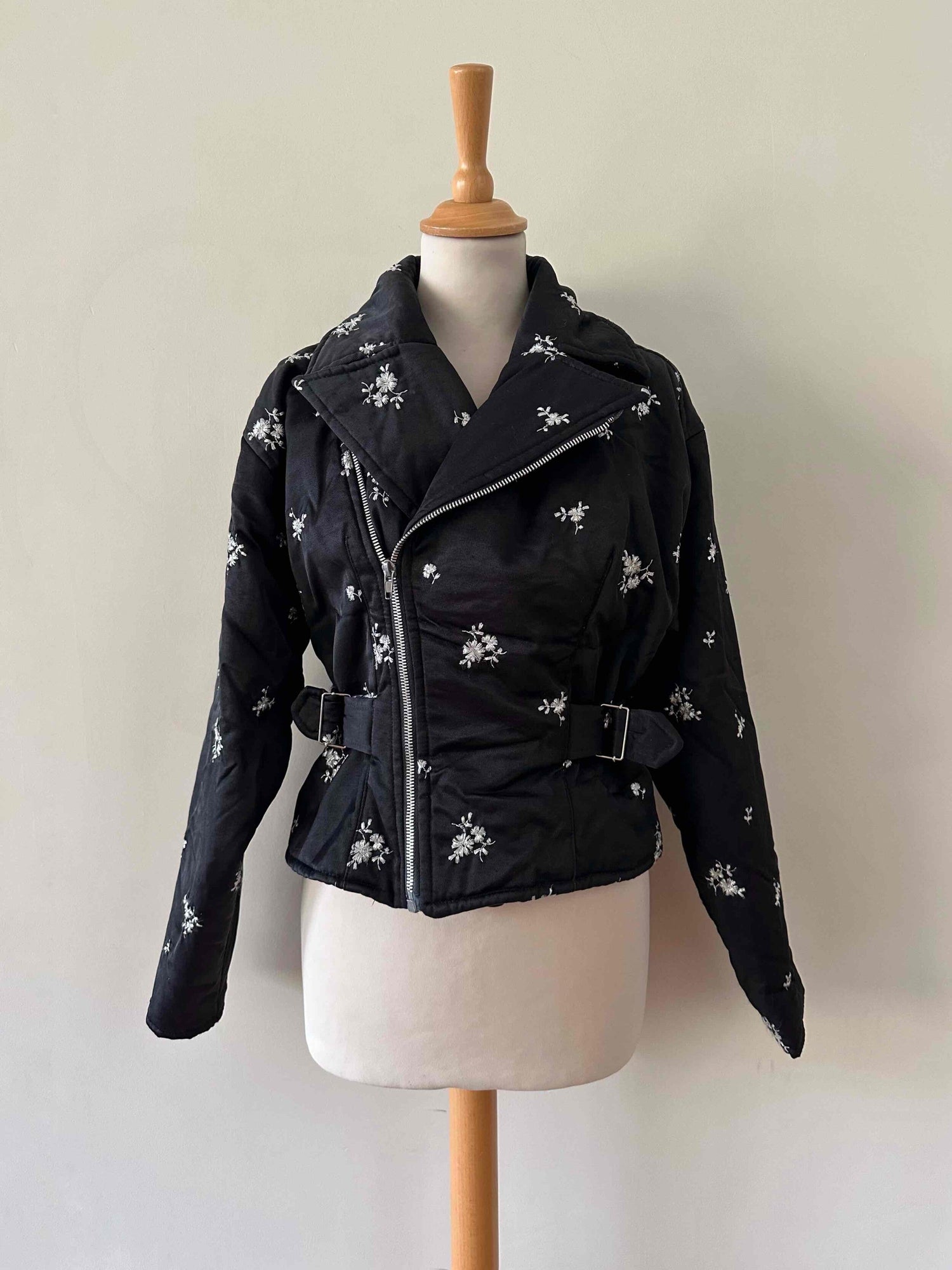 Embroidered down jacket by Georges Rech