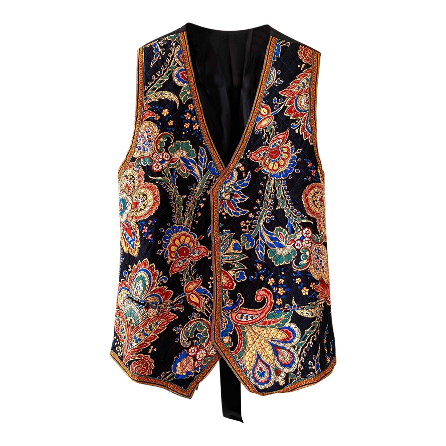 Quilted sleeveless vest