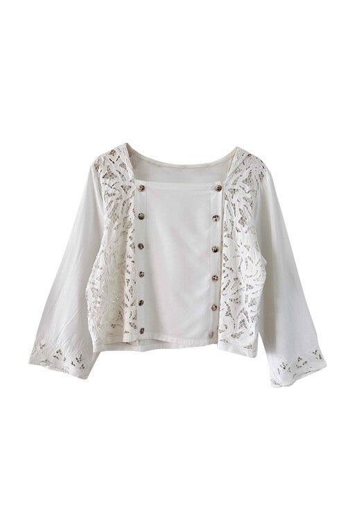Crocheted blouse