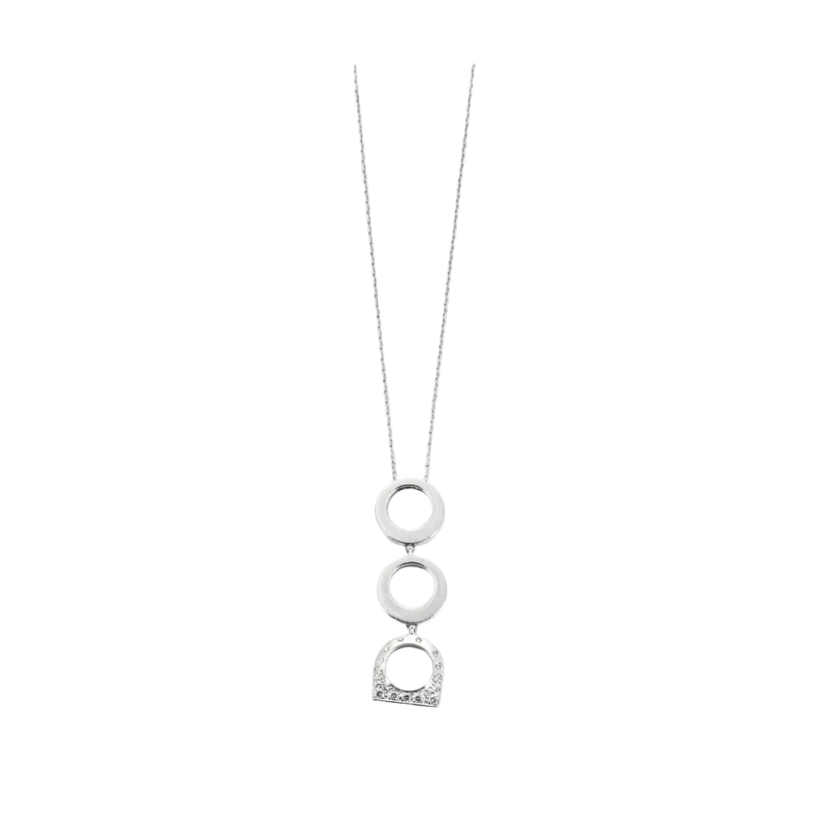 FRED - SUCCESS - Collier en or gris et diamants.