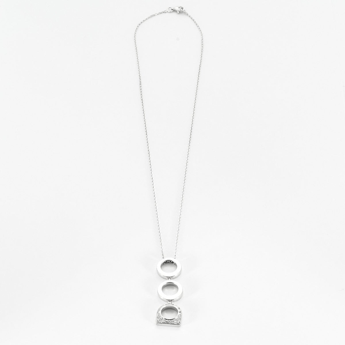 FRED - SUCCESS - Collier en or gris et diamants.