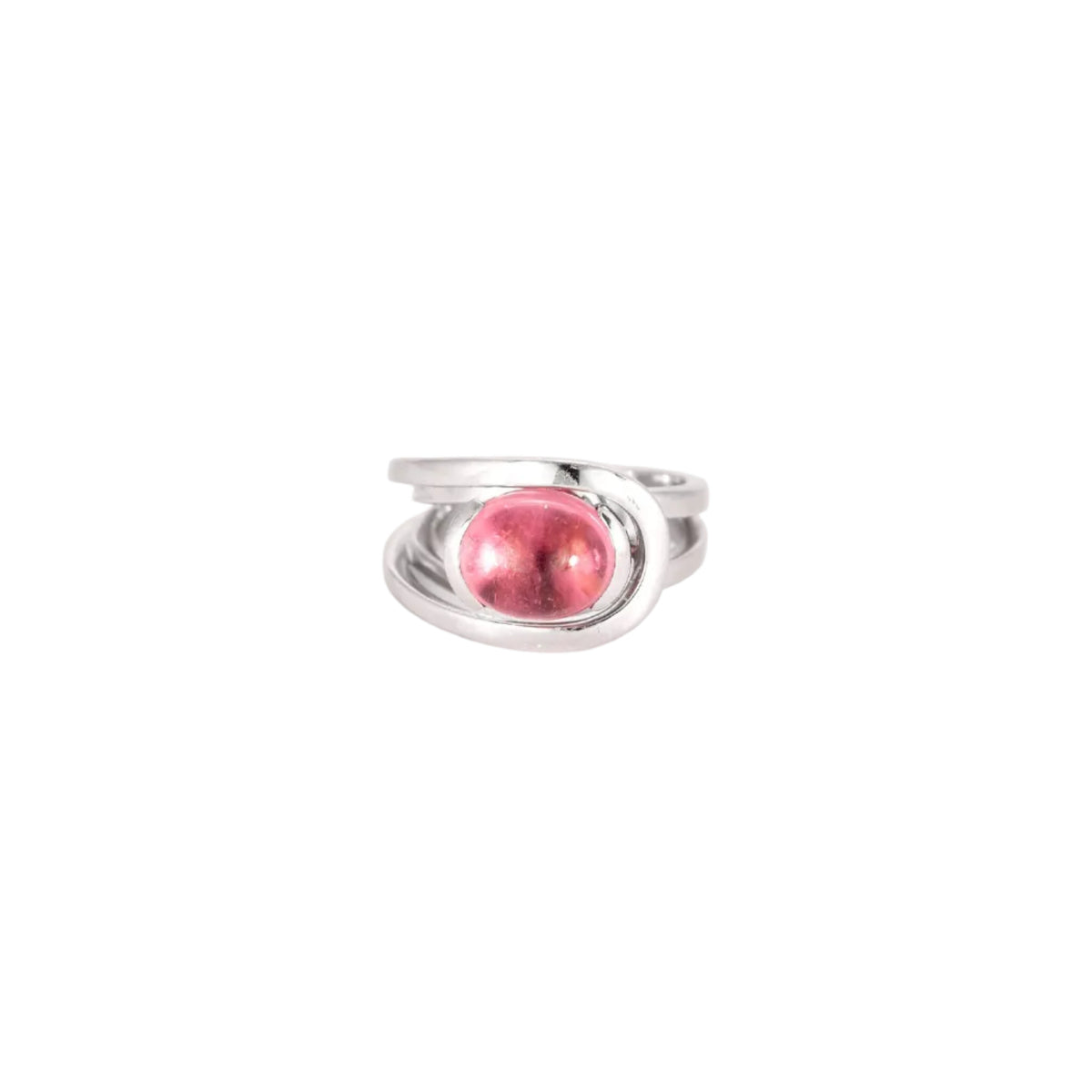 FRED - Sunlight - Bague Or blanc et Tourmaline rose