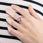 FRED - Sunlight - Bague Or blanc et Tourmaline rose