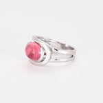 FRED - Sunlight - Bague Or blanc et Tourmaline rose