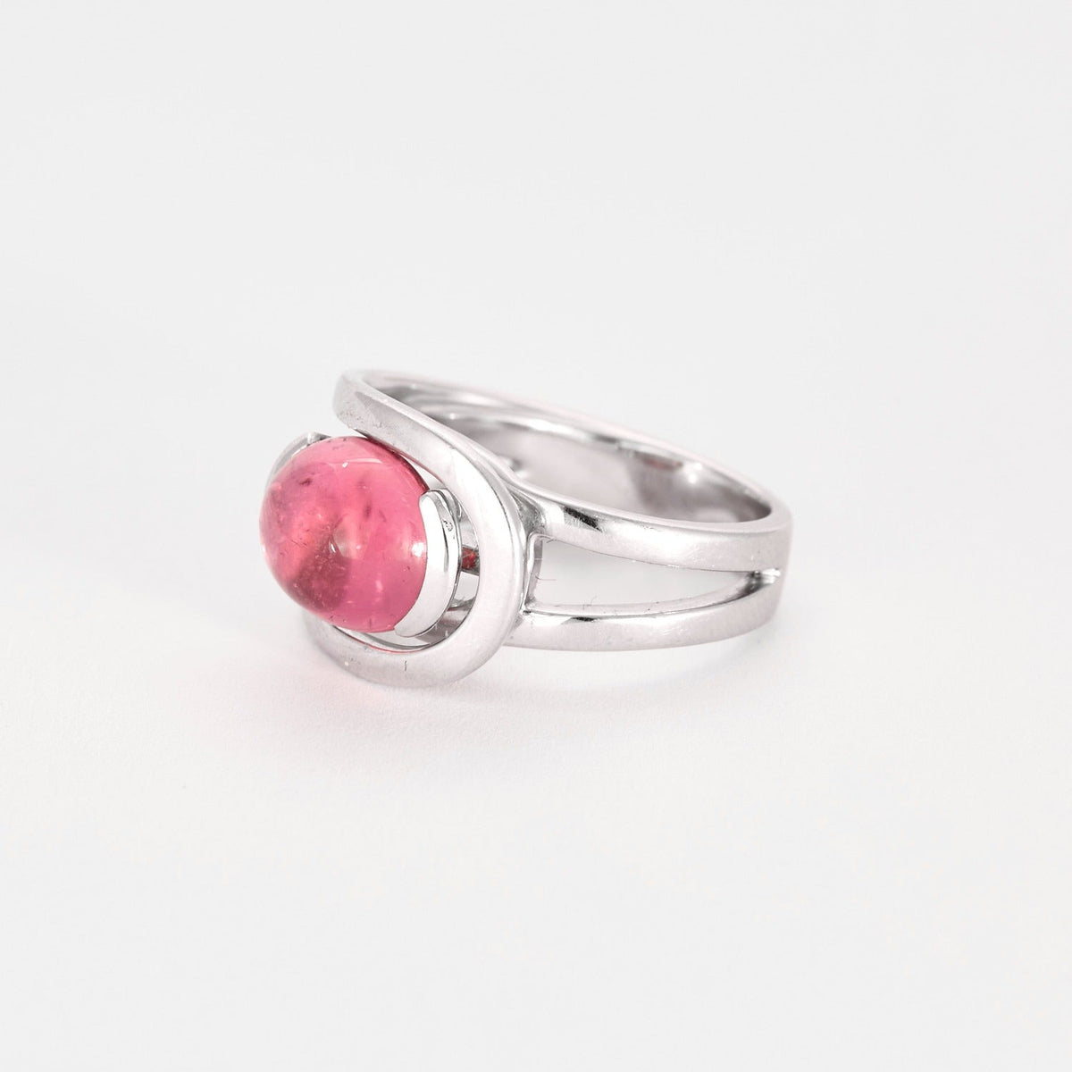 FRED - Sunlight - Bague Or blanc et Tourmaline rose