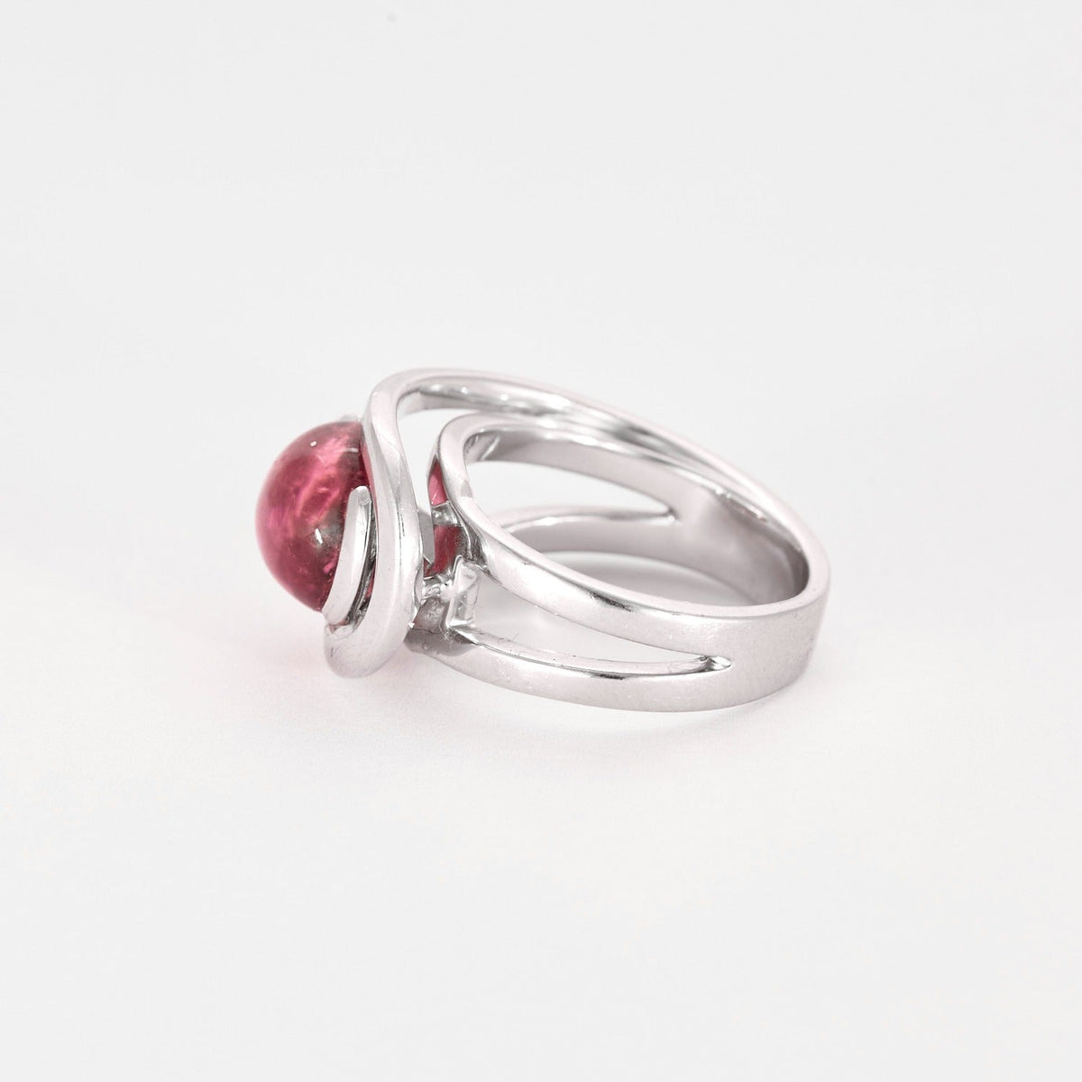 FRED - Sunlight - Bague Or blanc et Tourmaline rose