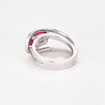 FRED - Sunlight - Bague Or blanc et Tourmaline rose