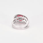 FRED - Sunlight - Bague Or blanc et Tourmaline rose