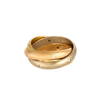 CARTIER - TRINITY - Alliance trois ors et quinze diamants