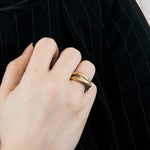CARTIER - TRINITY - Alliance trois ors et quinze diamants