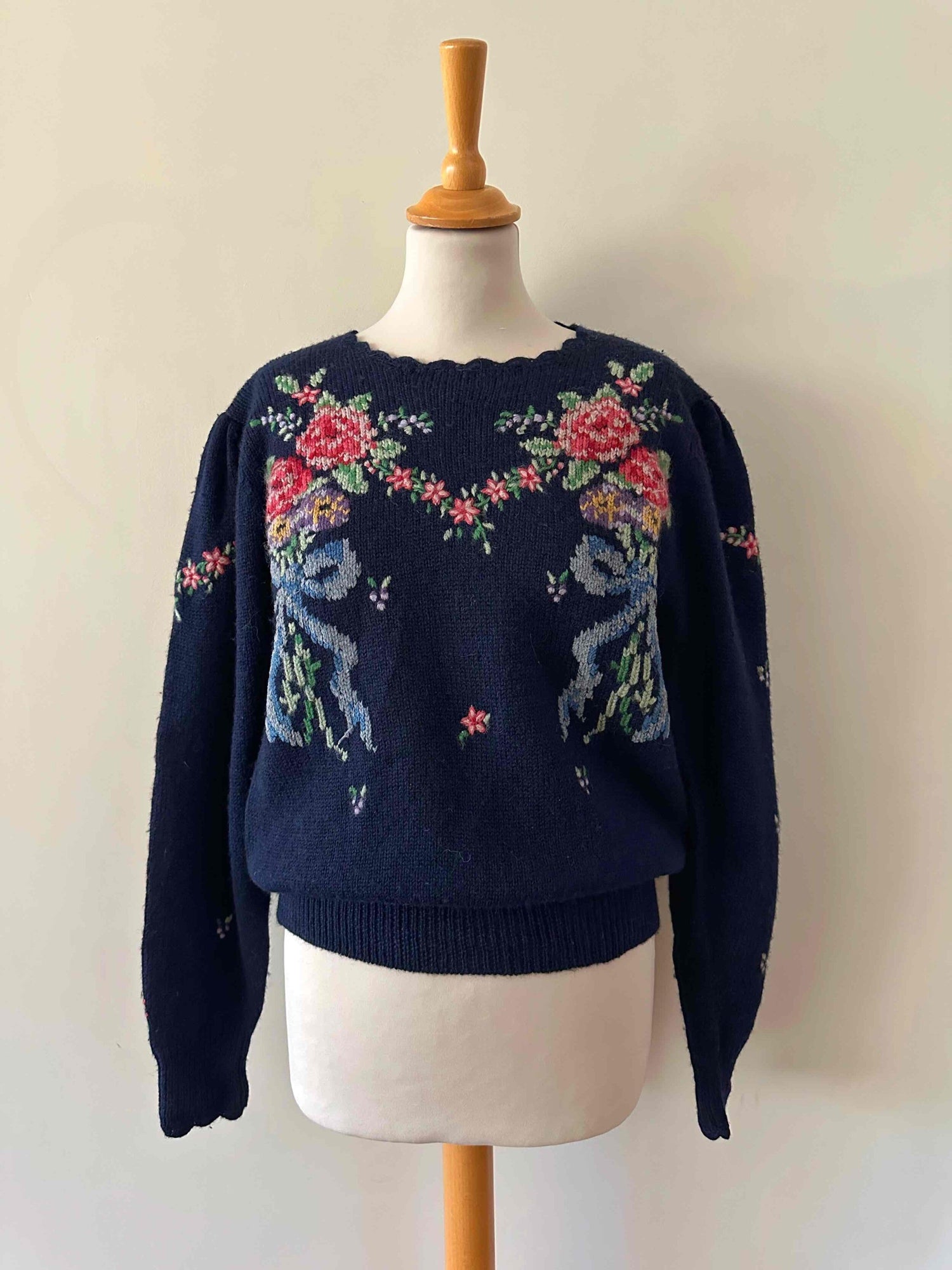Floral sweater