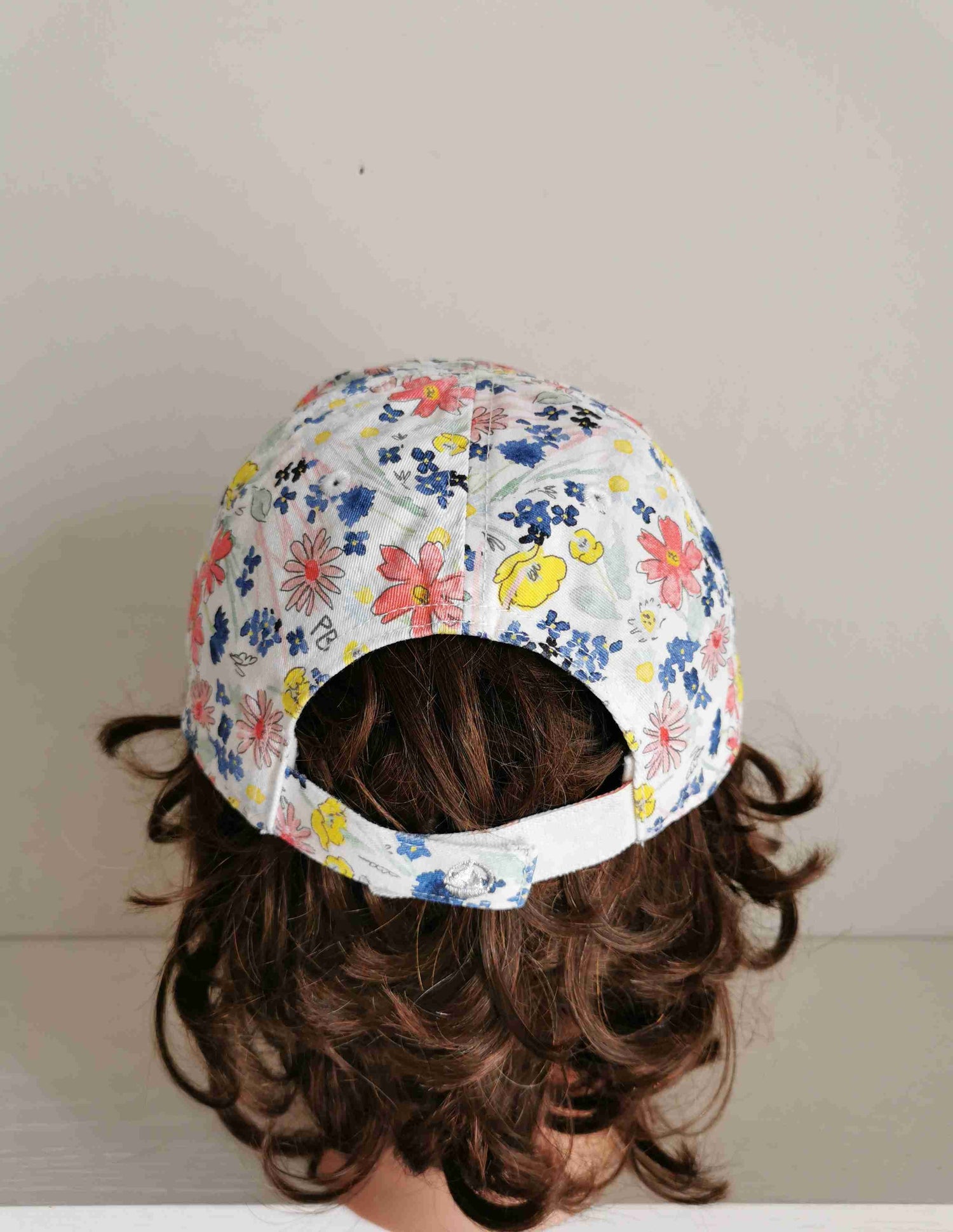 Casquette à fleurs