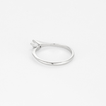 CHIMENTO - Bague solitaire en or blanc, diamant