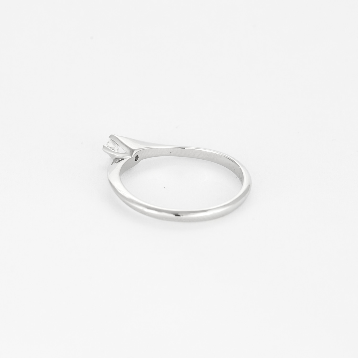 CHIMENTO - Bague solitaire en or blanc, diamant