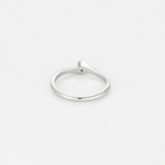 CHIMENTO - Bague solitaire en or blanc, diamant
