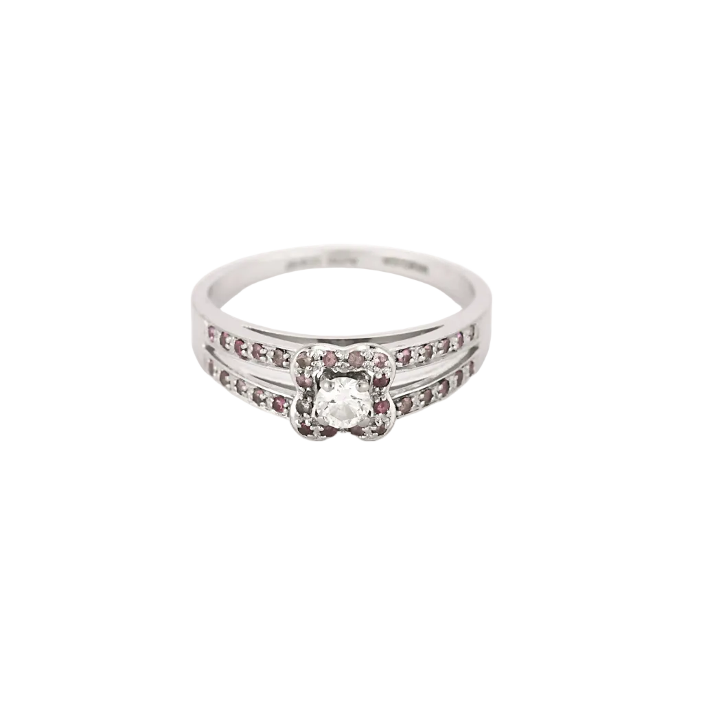 Mauboussin - Chance of Love n°2 - Bague en or blanc, diamant et rubis