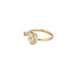 Louis Vuitton - Bague Mini Sun Color Blossom, or rose, nacre et diamant