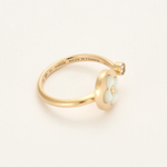 Louis Vuitton - Bague Mini Sun Color Blossom, or rose, nacre et diamant