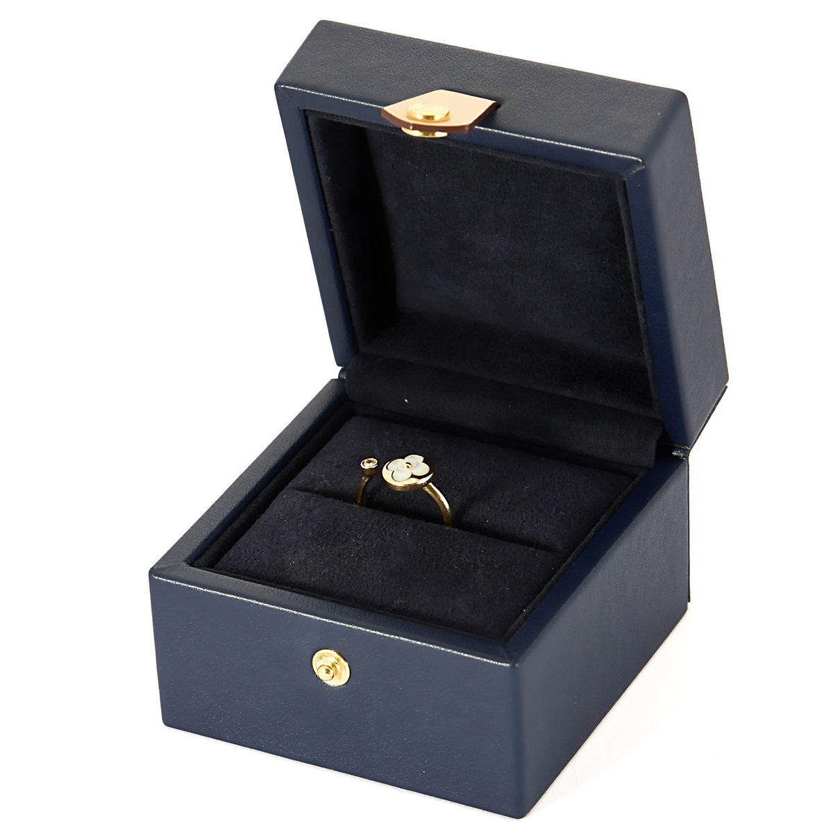 Louis Vuitton - Bague Mini Sun Color Blossom, or rose, nacre et diamant