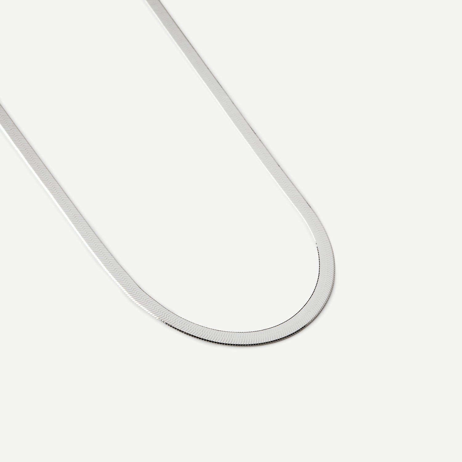 Collier Serpentine Argent