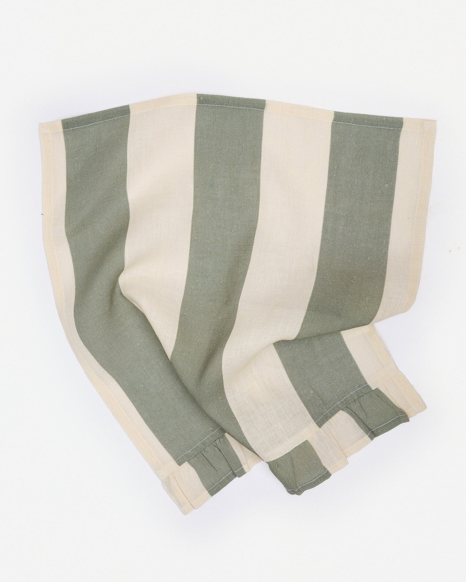 Sea Green Frill Napkins Set of 2
