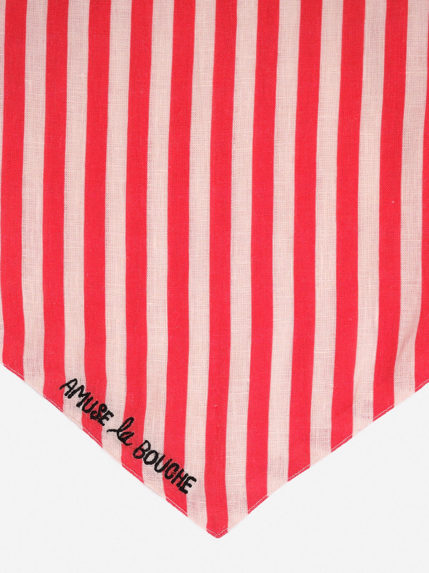 Cherry Red Candy Stripe Neck Tie