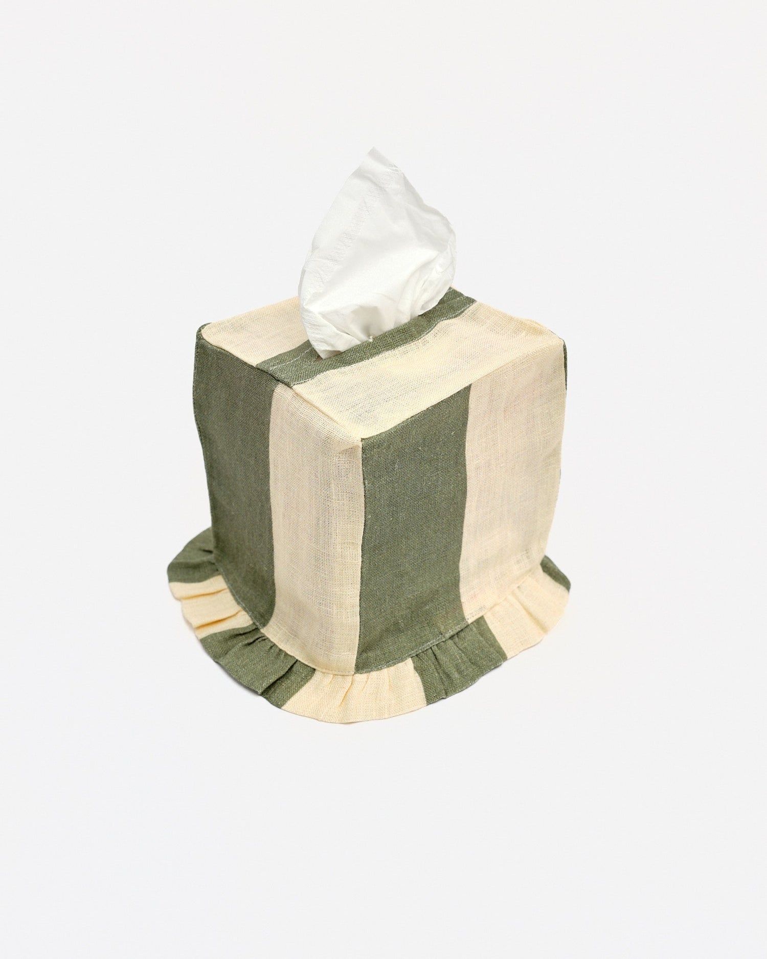 Sea Green Square Tissue Box Cover