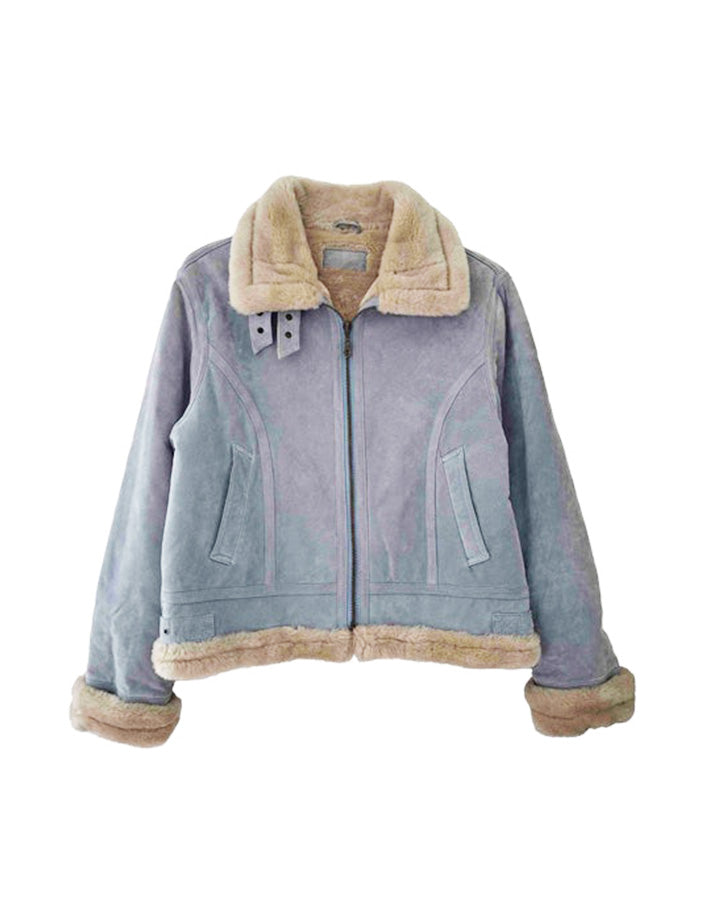 Bombardier with wool lining