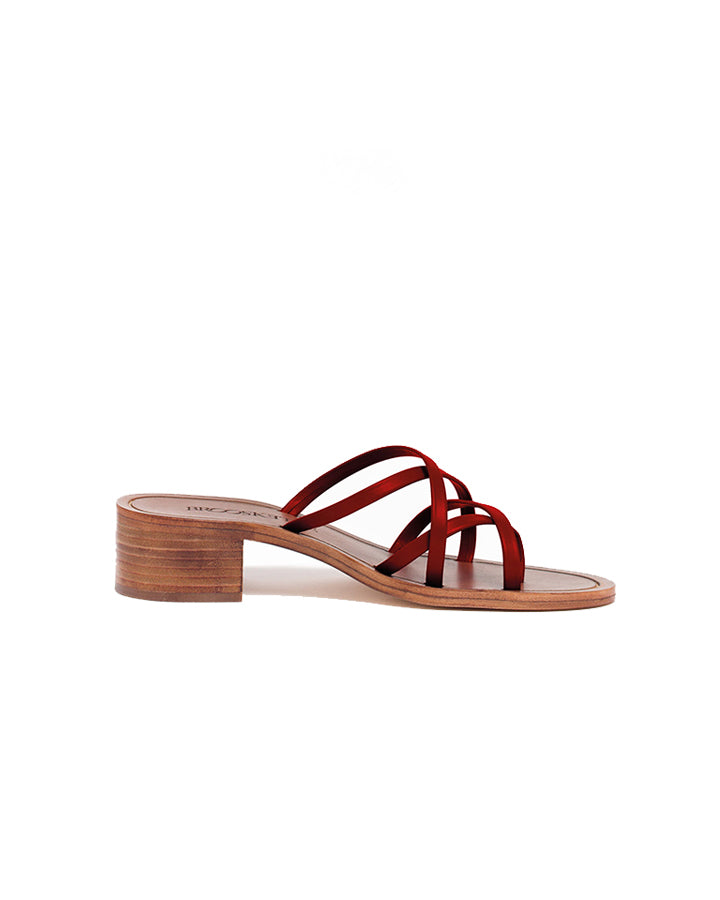 Sandal Mule Ciliegia Red