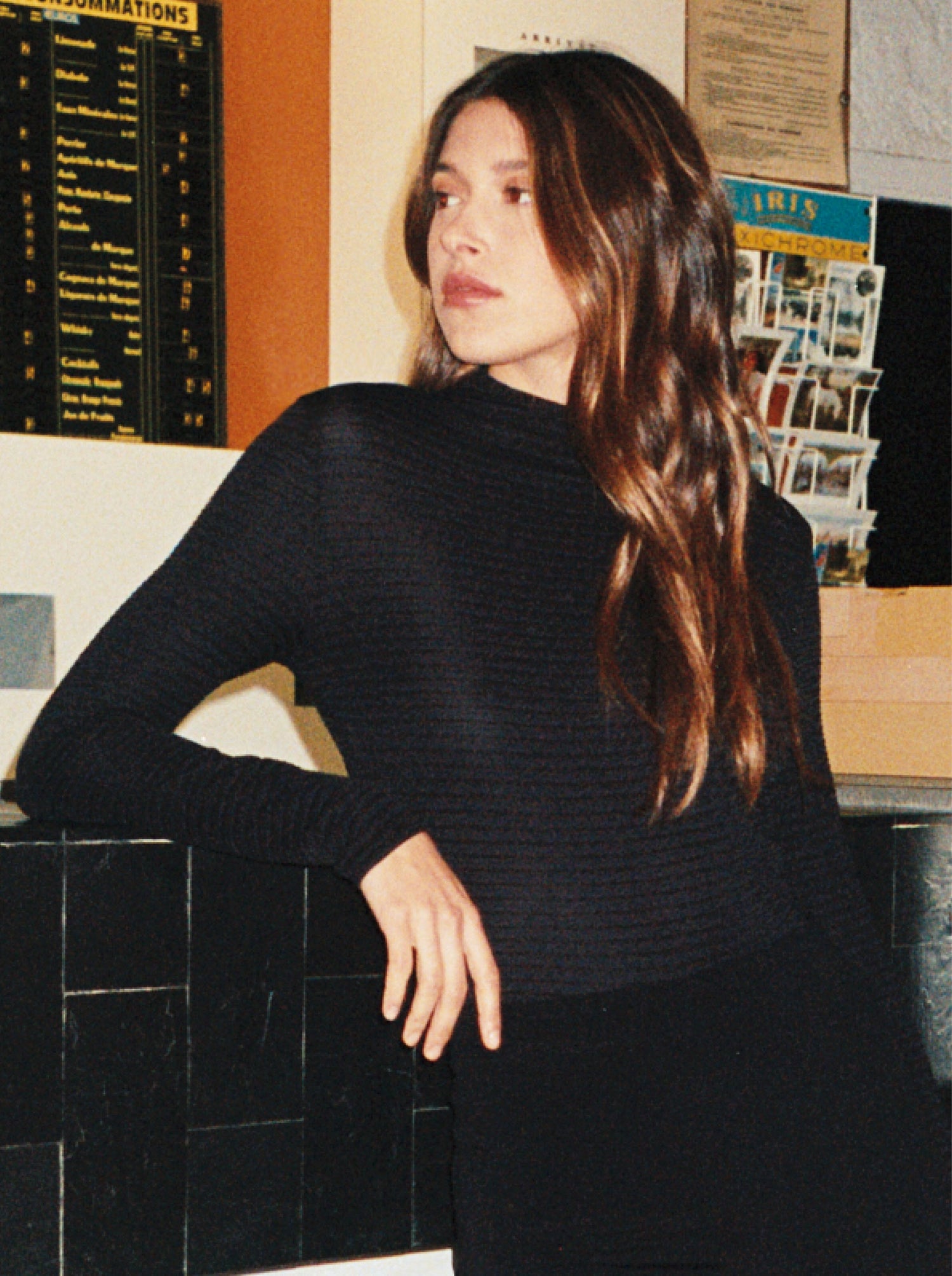 Body Naked Back Dark Wave Manches Longues