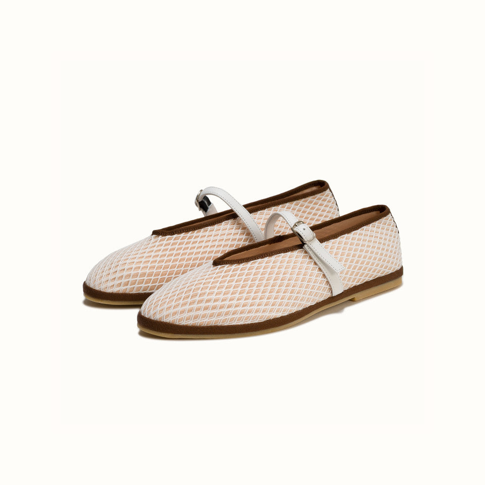 Norma Résille Beige & Marron