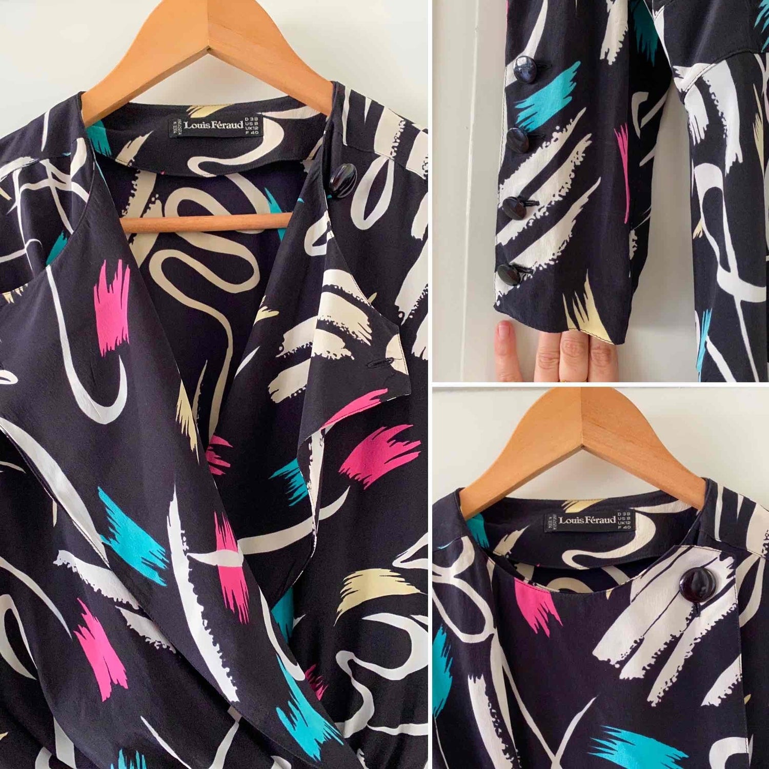 Louis Féraud silk blouse