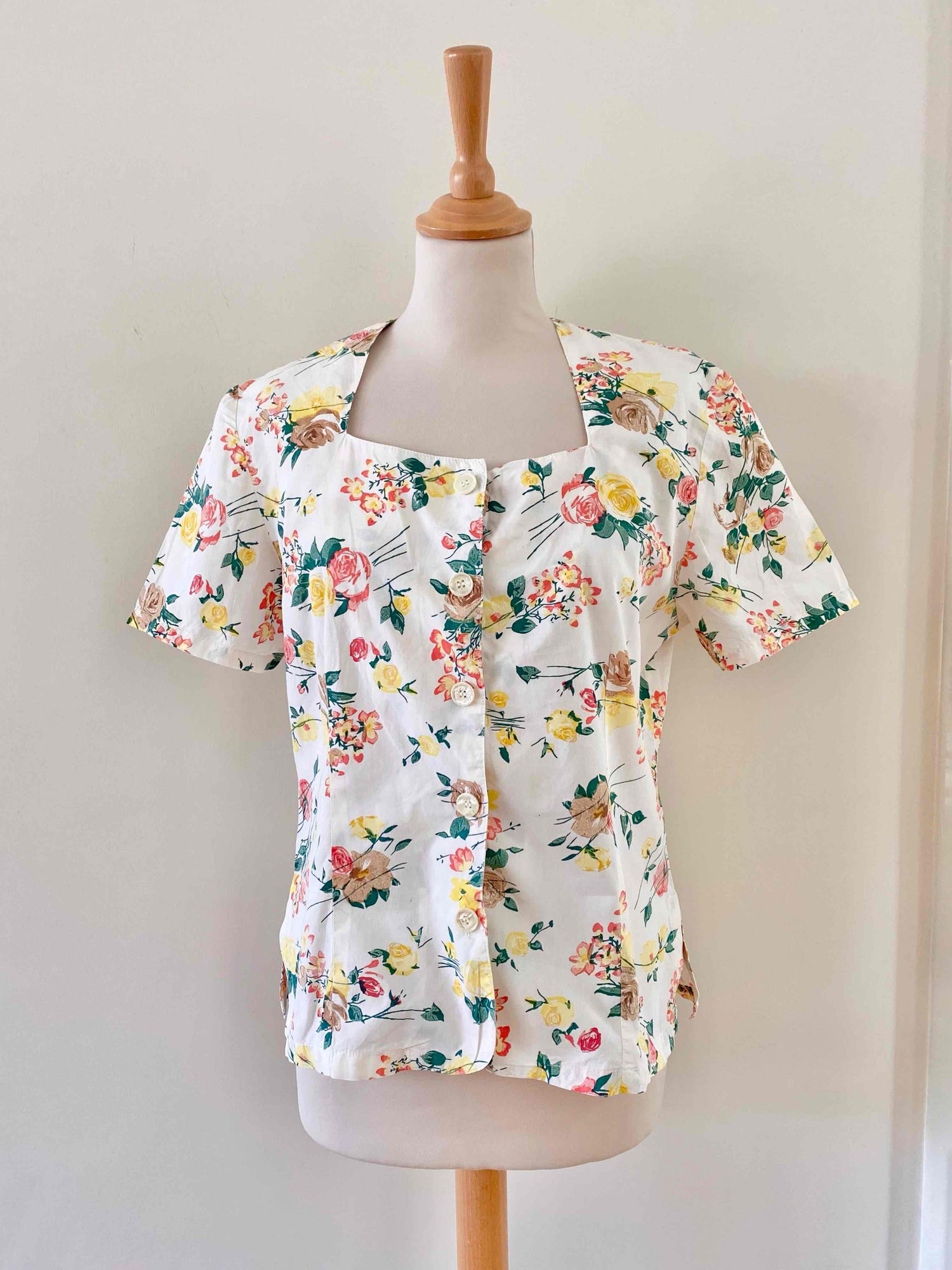 Blouse à fleurs