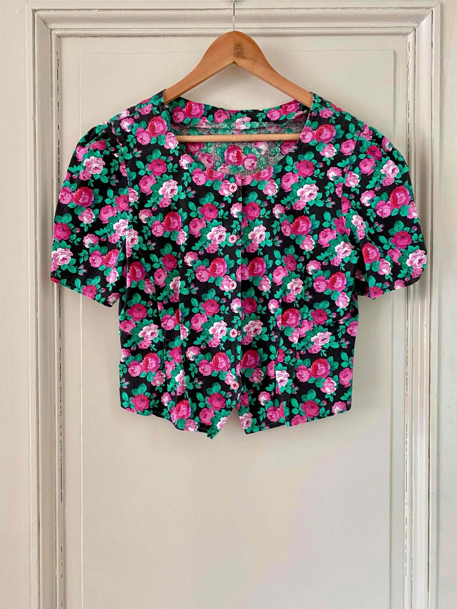 Blouse à fleurs