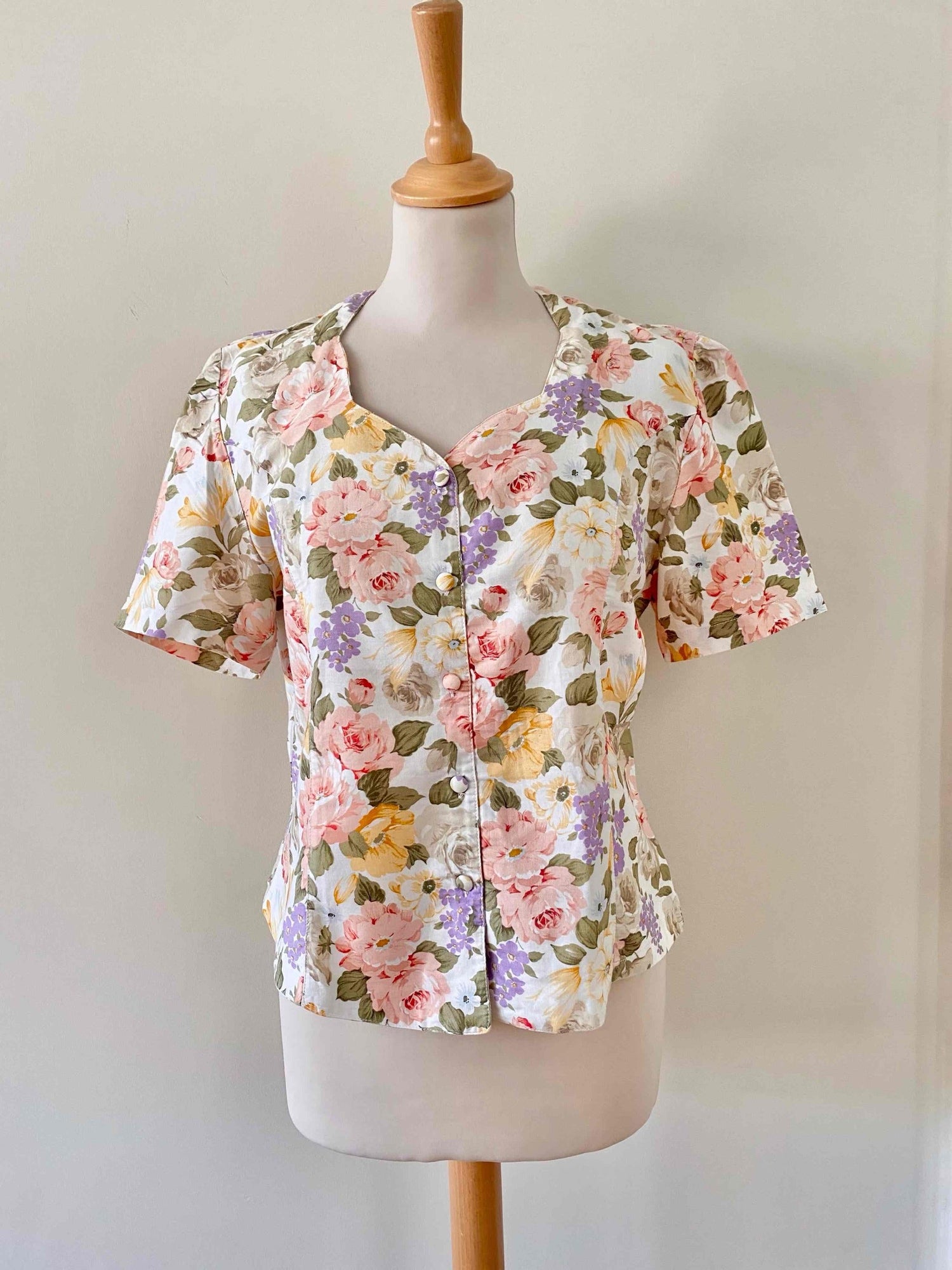 Blouse à fleurs