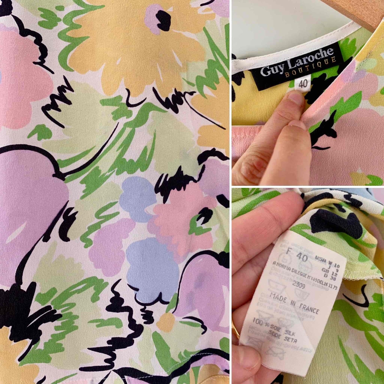 Guy Laroche silk blouse