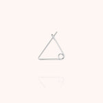 Boucle d'Oreille Homme Eddy Individuelle — finition artisanale du bijou