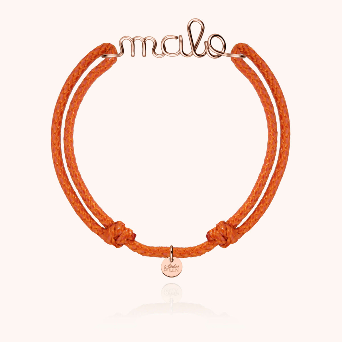 Bracelet Cordon Ciré Personnalisé Homme — bijou artisanal bracelet livraison express